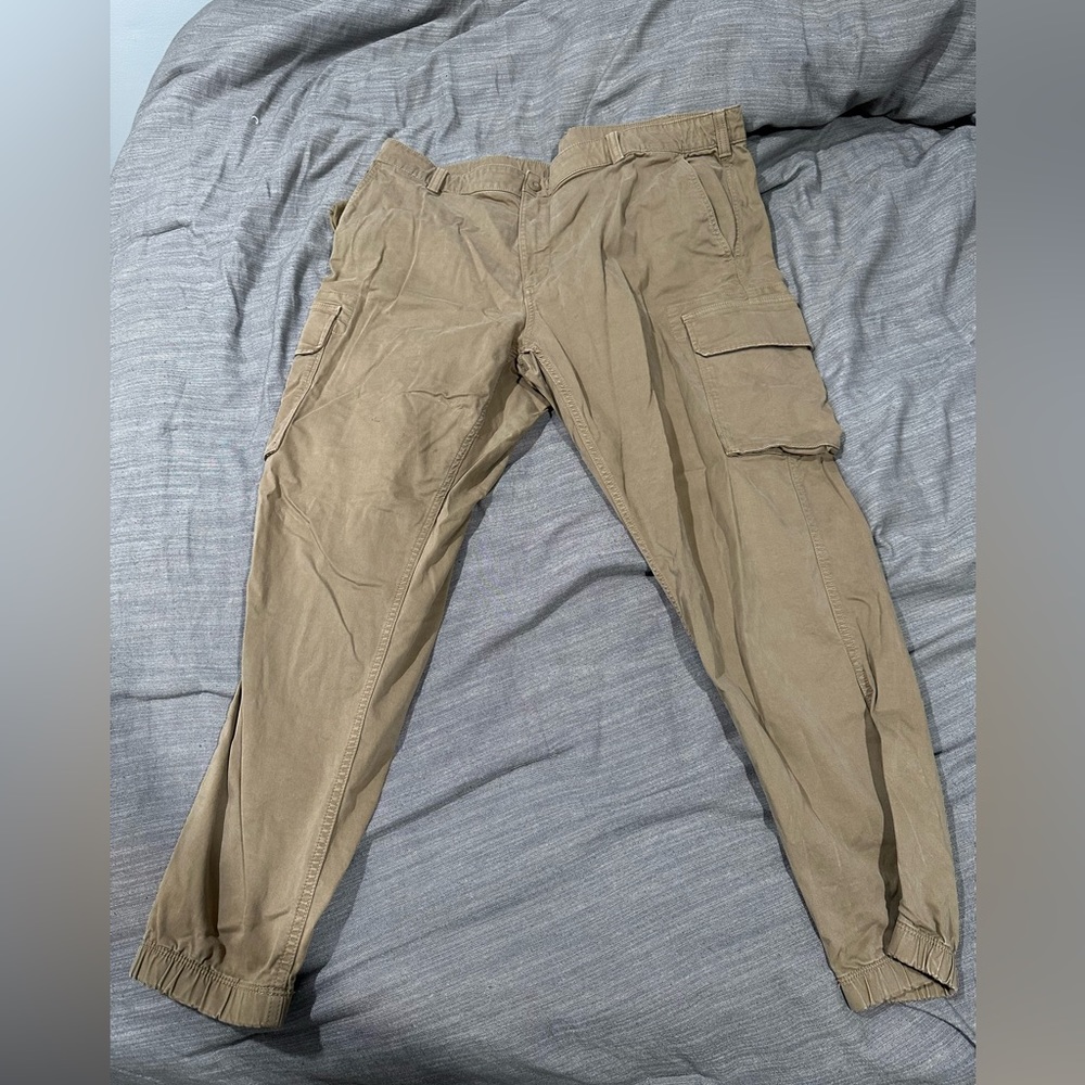 Beige cargo pants